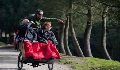 Trishaw rides around Chichester with Brightride