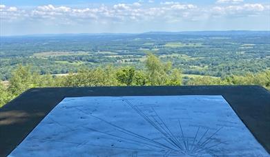 View from Blackdown over the Weald