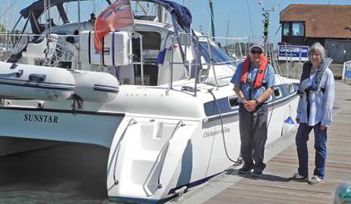 Chichester Sailing's catamaran