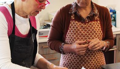 Volunteer with an environmental charity