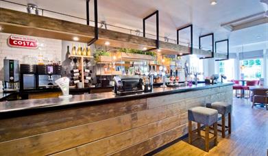 The bar at Crossbush Beefeater Arundel