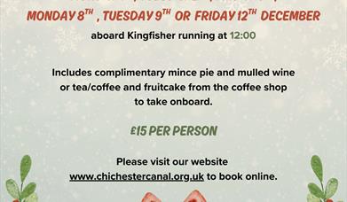 Festive Boat Trips - varoius time slots