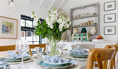 Living area at Pig Cottage