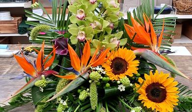 a floral arrangement