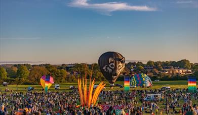 balloons in sky