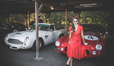 Vintage Cars and Fashion at Goodwood Revival