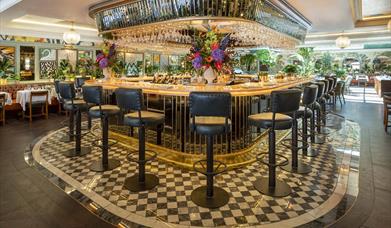 The round bar at The Ivy, Chichester
