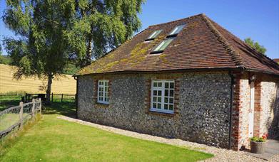 A flint barn