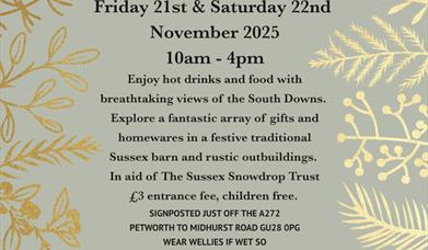 Grittenham Barn Christmas Market poster