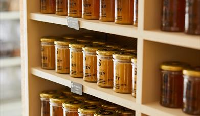Sky Park Farm Shop honey display