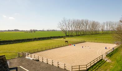 View from the balcony at The Hayloft