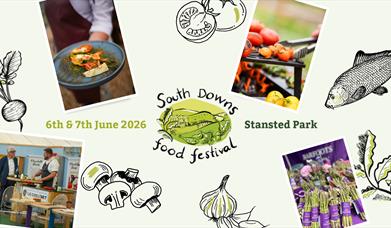 promotional image for the South Downs Food Festival