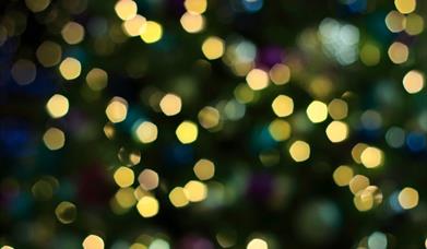 Blurred sparkling Christmas Lights