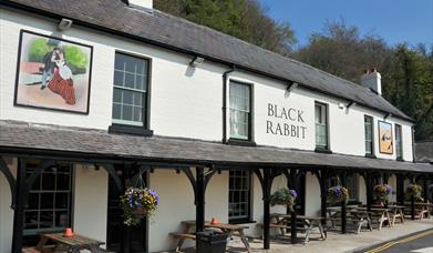 The exterior of The Black Rabbit near Arundel