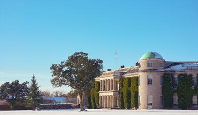 Goodwood House in Snow