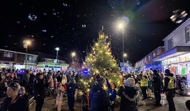 
East Wittering & Bracklesham Festive Procession and Christmas Tree Light Switch-On.