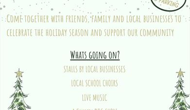 poster for West Wittering christmas market