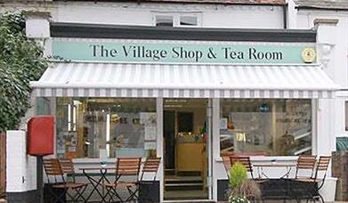 The Village Shop & Tearoom, Compton from outside