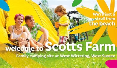 Scotts Farm camping site, West Wittering